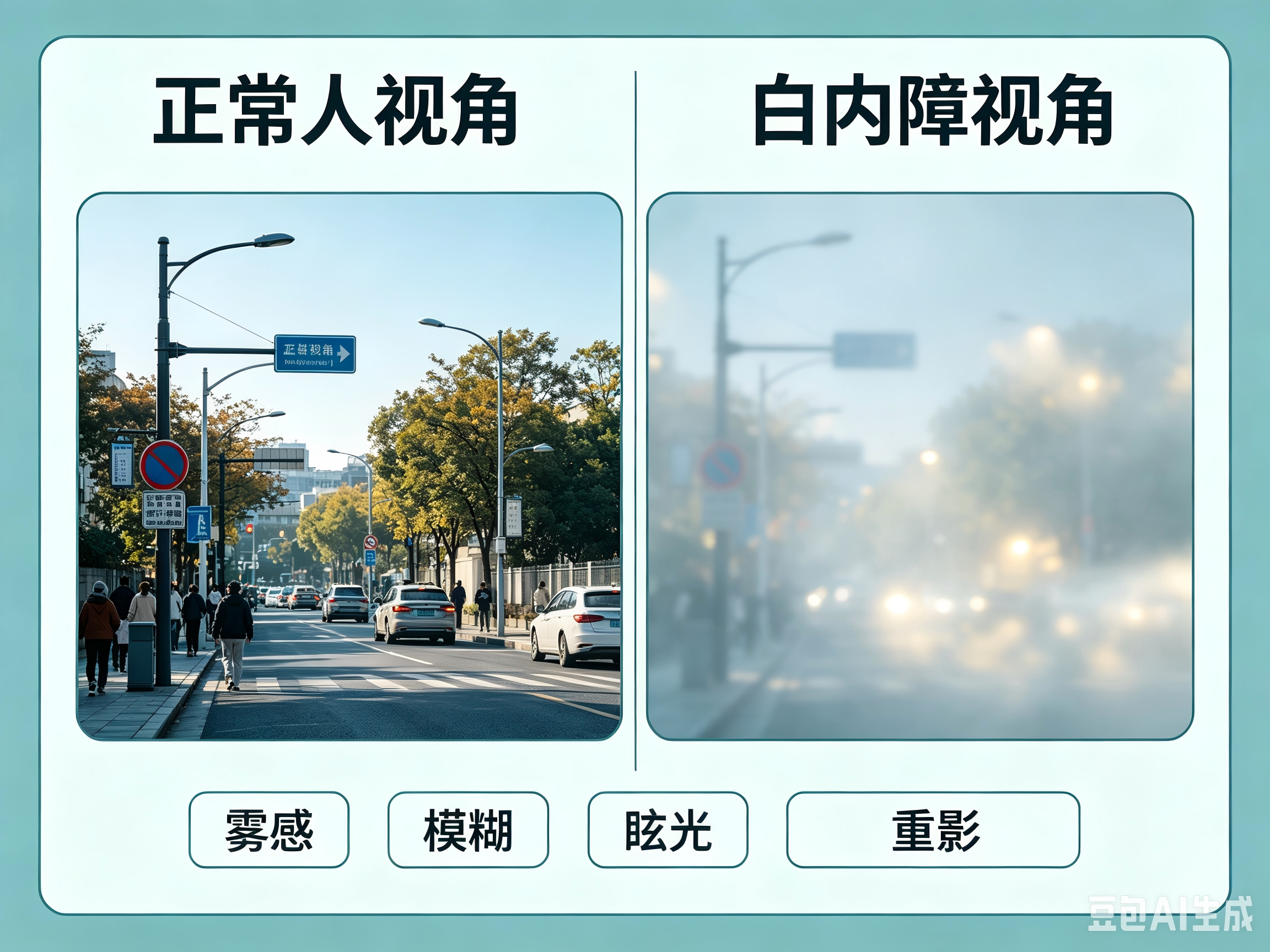 白内障典型症状有哪些？出现哪些信号要去检查？