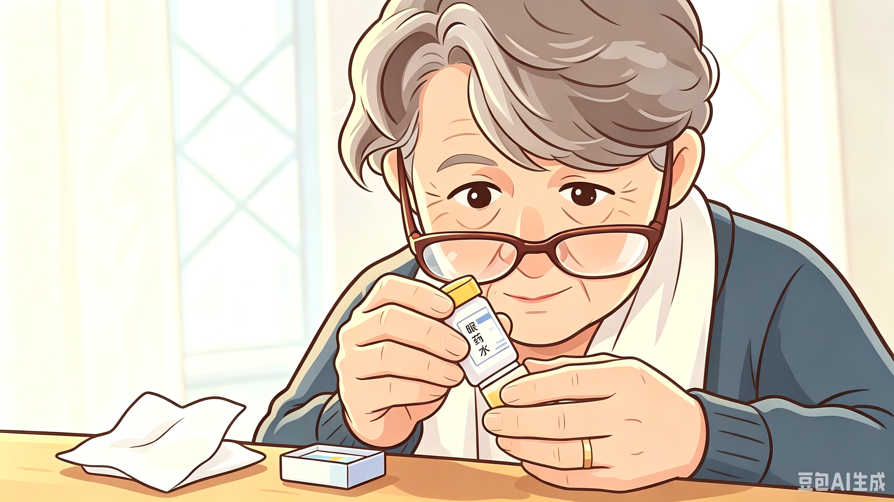 突然不用戴老花镜看书，是视力变好还是白内障？